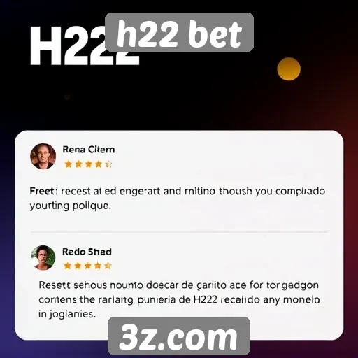 Feedback de usuários sobre atendimento ao cliente do H22 Bet